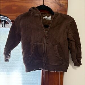 Jumping Beans Chocolate Brown Kids Hoodie 18m clearance